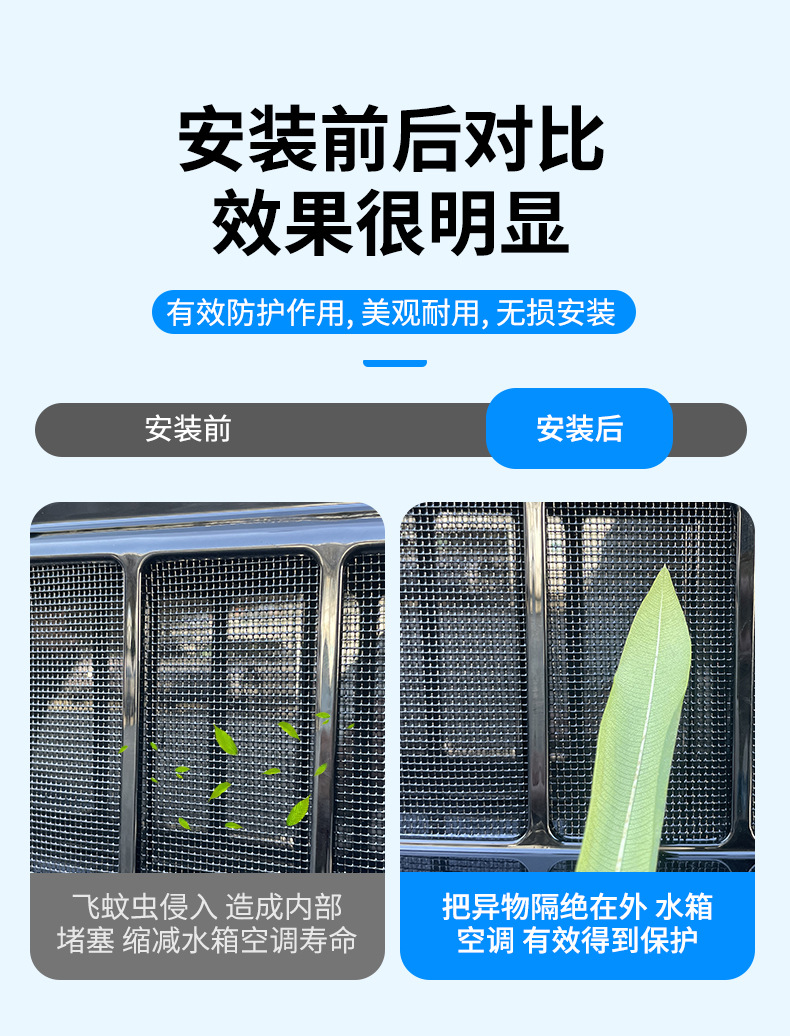 Suitable for Xpeng 25 P7 Insect-Proof Net, Air Intake Grille Protective Cover, Special Protective Modification Accessories