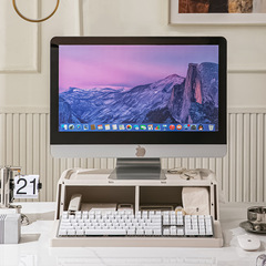 Computer elevated monitor bracket bracket raised base desktop desktop storage rack desk storage rack