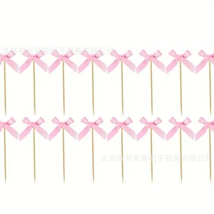 16/35Pcs Bow Cupcake Toppers for Bridal Shower Birthday Engagement Party Cake Decoration