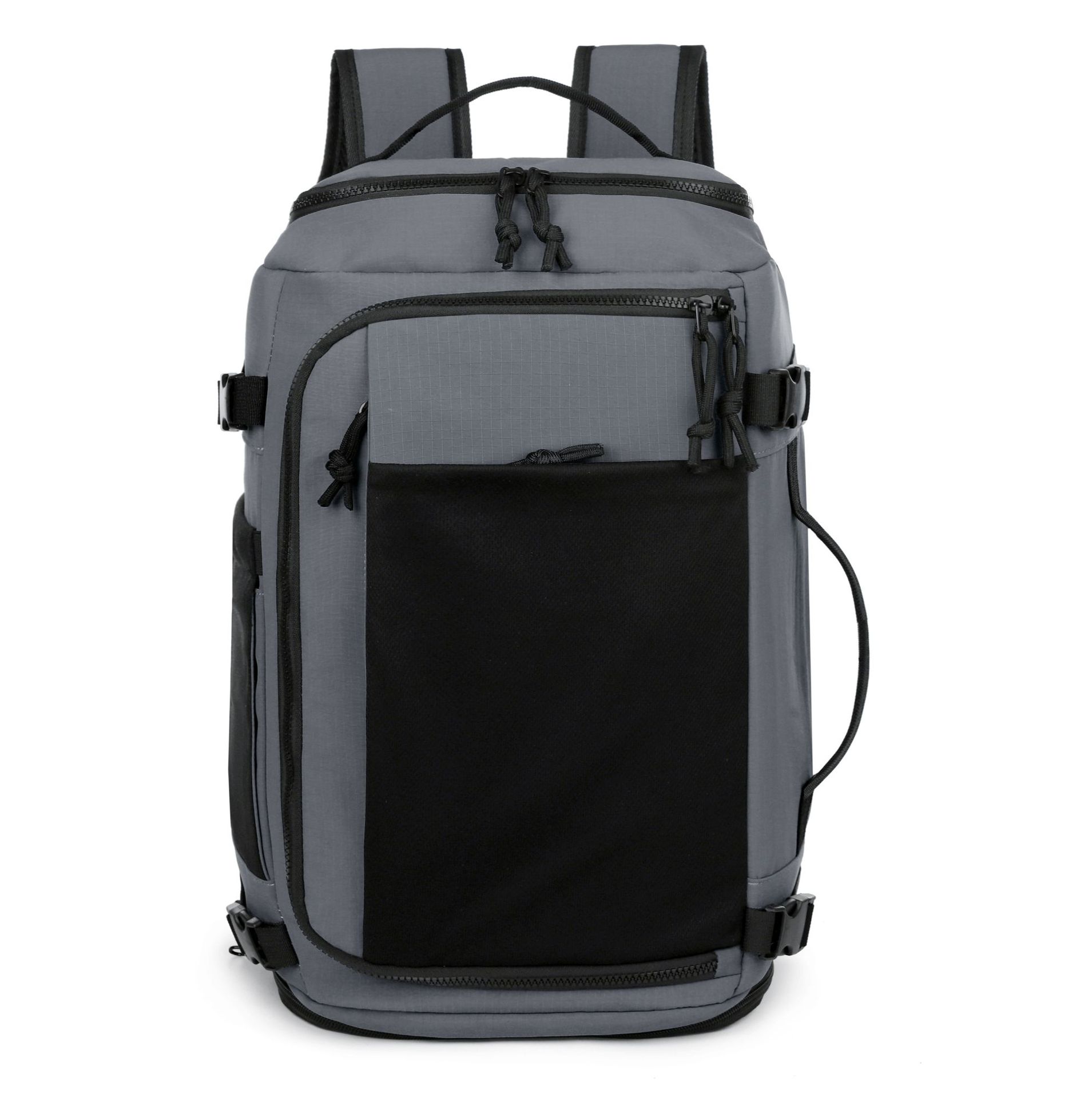 Mochila de viaje de gran capacidad nueva bolsa de senderismo de camping de almacén de zapatos independiente al aire libre bolsa de pesca portátil de separación húmeda y seca