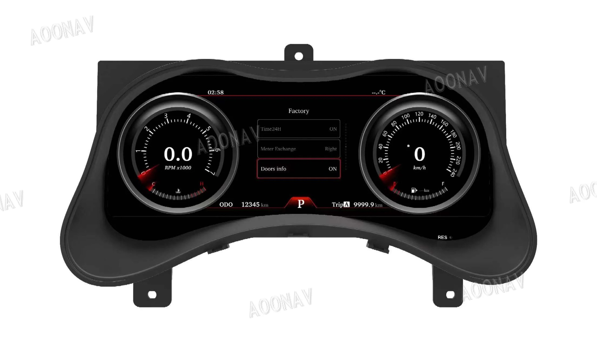 Suitable for Infiniti Qx70 2013- 201712.3inch Lcd Linux System Digital Instrument Cluster