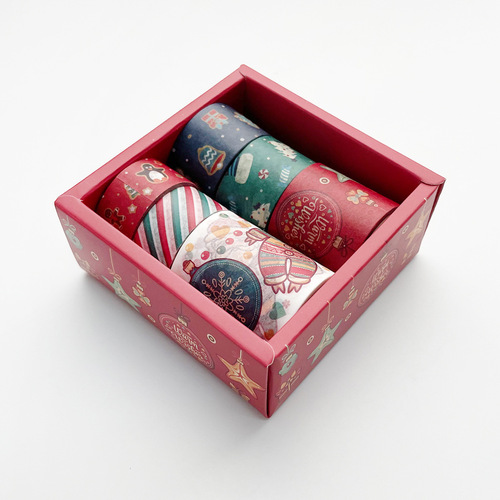 Creative Christmas gifts, washi tape, pocket tape, Christmas decoration materials, cute Christmas supplies