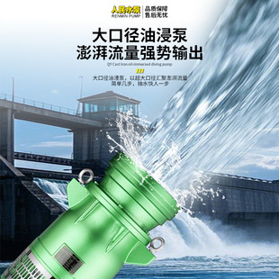 Shanghai Qy Oil-Immersed Pump for Agricultural Irrigation, Large Flow, High Lift Deep Well Pump, Industrial Submersible Pump, People's Water Pump