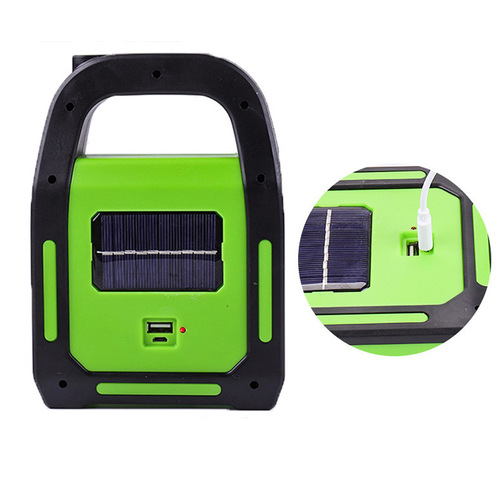 COB Solar Charging Work Light LED Outdoor Camping Light USB Charging Emergency Lighting Handheld Lantern Flashlight