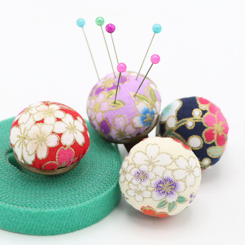 裁縫布芸針挿入ボール十字刺繍針挿入バッグdiy手作り刺繍指輪針挿入|undefined