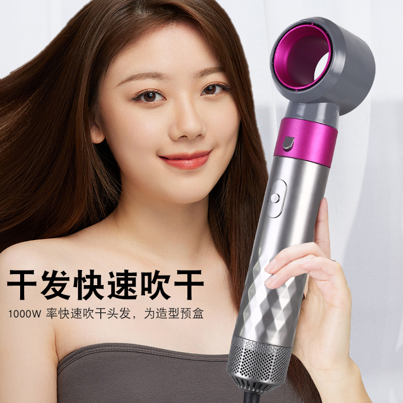 Cross-border hair styling hair dryer hair curler five-in-one hot comb hair curler hair curler straight curling dual-purpose hair straightener
