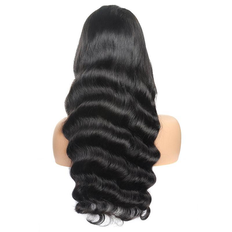 4*4 Loose Wave Lace Front Wig Human Hair Wigs Natural Color