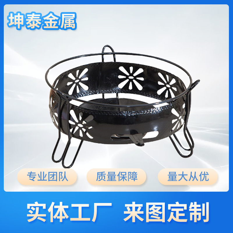 Jiangxi Province Sheet Metal Stainless steel Dry pot Alcohol stove commercial household solid alcohol boiler base Small hot pot Stove