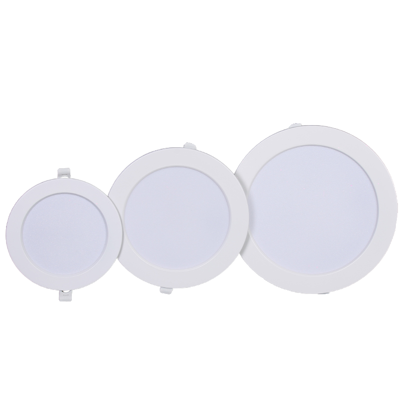 Lámpara Downlight LED Redonda Empotrable 7W de Hierro para Techo