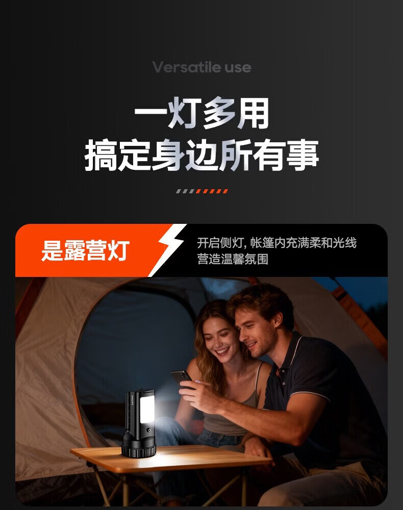 Philips Flashlight Strong Light Rechargeable Outdoor Sfl3101 Long-Range Handheld New High-Brightness Household Searchlight