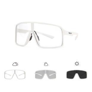 Wgkvp New Cycling Windproof Glasses Day and Night Color Changing Sports Glasses Anti-Uv Full Frame Goggles