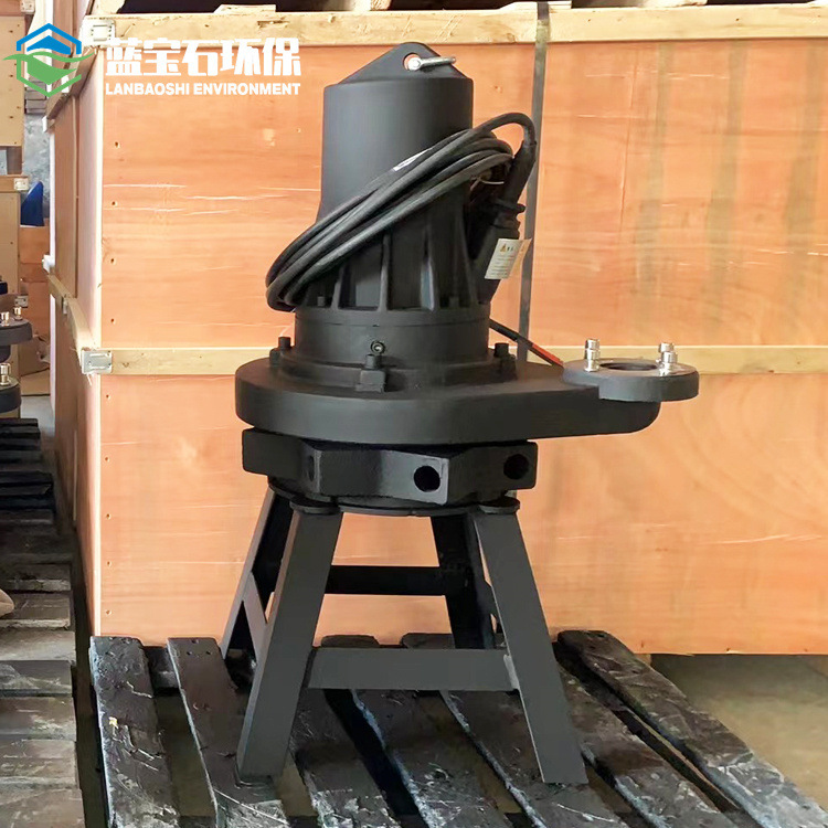 Noise-Free Submersible Centrifugal Aerator Qxb0.75Kw Self-Priming Spiral Flow Aerator Sapphire Environmental Protection