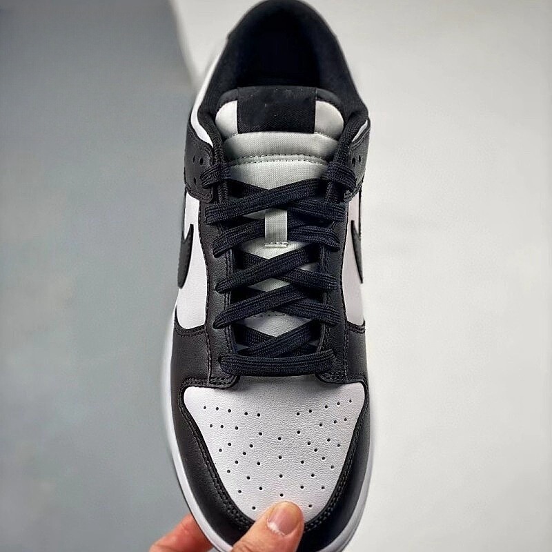Nike Official Aj1 Men's Shoes Putian Shoes Pure Original Low-Top Dunk Sb Double Hook Sneakers Black and White Panda Women's Shoes Couple Shoes