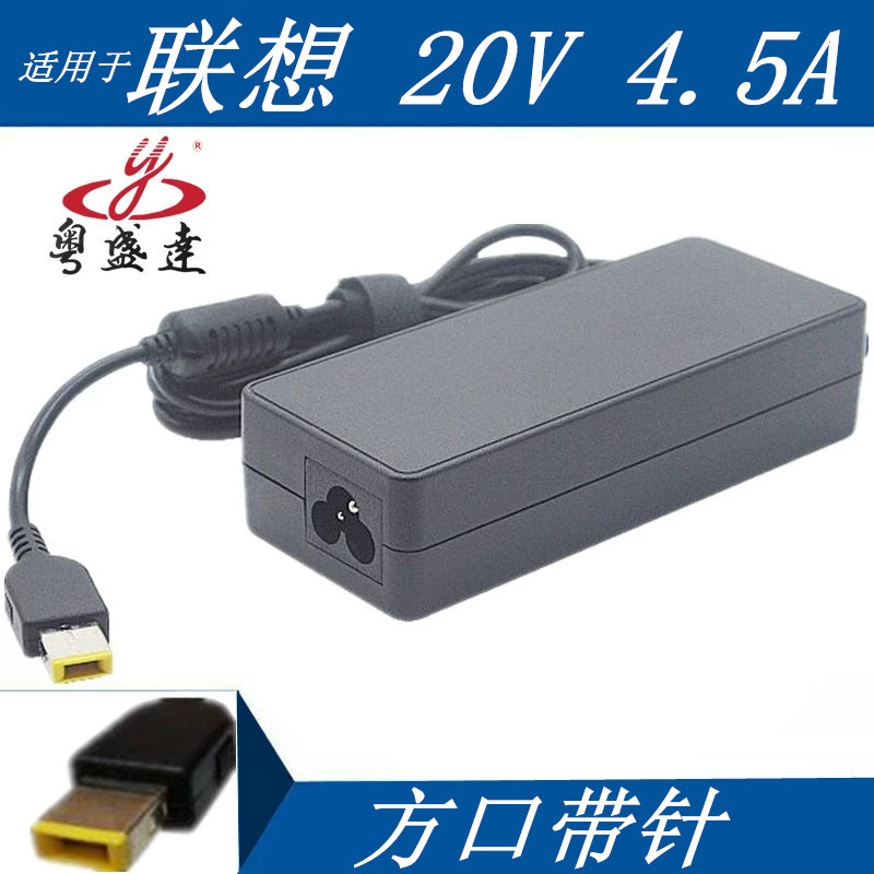 SuiTAblE for LEnoVo NoTEbook PoWEr AdApTEr 20V4.5A CompuTEr ChArging CAblE E431T440 SquArE PorT 90W