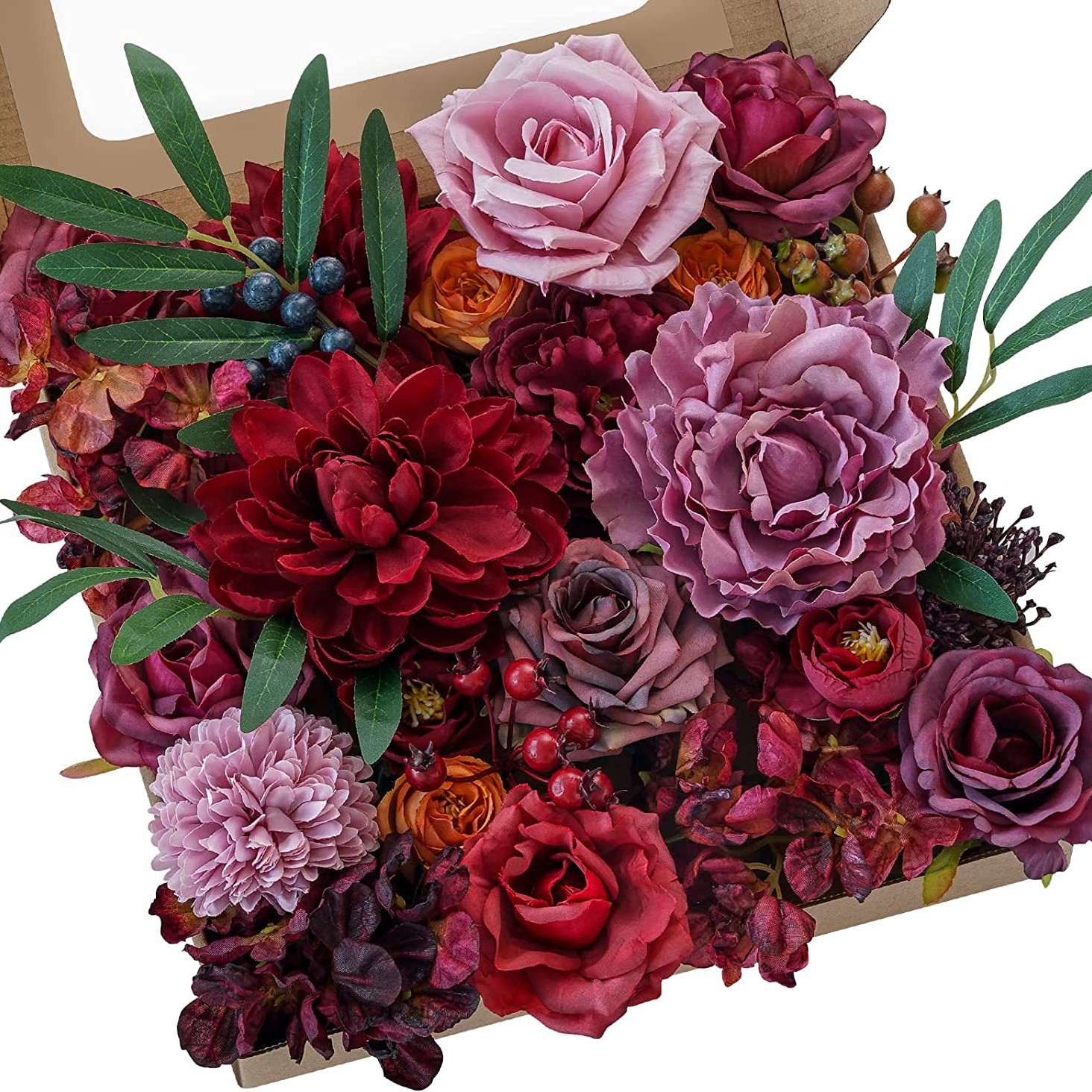 Transfronterizo creativo nuevo hecho a mano DIY Rosa caja de regalo de cumpleaños casa de vacaciones flor artificial atmósfera Decoración