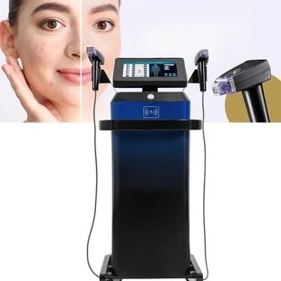 Cross-border vertical gold RF microneedle skin management instrument foreign trade RF microcrystalline depth 8 beauty salon dedicated
