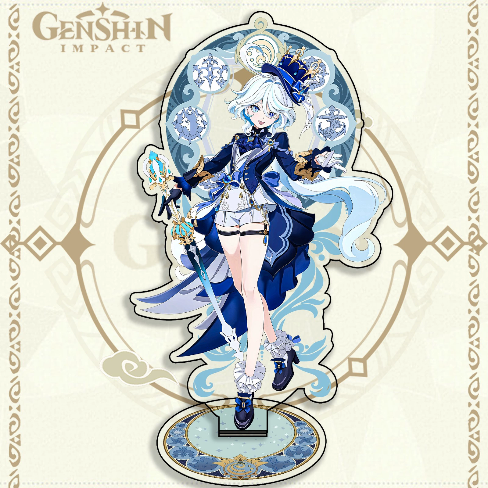 Акриловая подставка (Genshin Impact) Funingan/Nasida, фигурка ~15 см, коллекционная