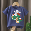 Children's cotton T-shirt, long-sleeve, shirt, top, summer clothing, 0-7 years