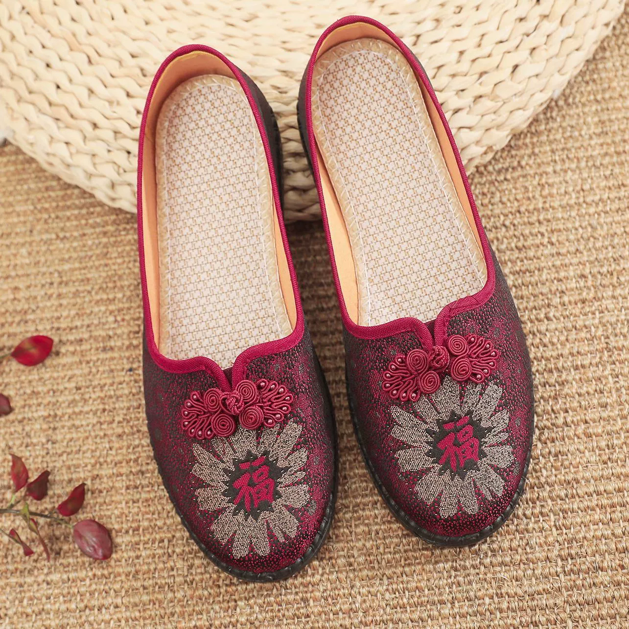 Тканевая обувь Old Beijing, женская обувь, Новая женская обувь среднего и пожилого возраста, нескользящая Мягкая подошва, удобная Тканевая обувь для пожилых людей и обувь для бабушек и мам