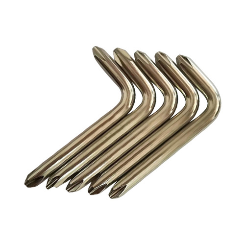 Manufacturer 7-shaped double-head cross wrench, high-strength nickel-plated galvanized wrench, simple L-shaped screwdriver wrench wholesale