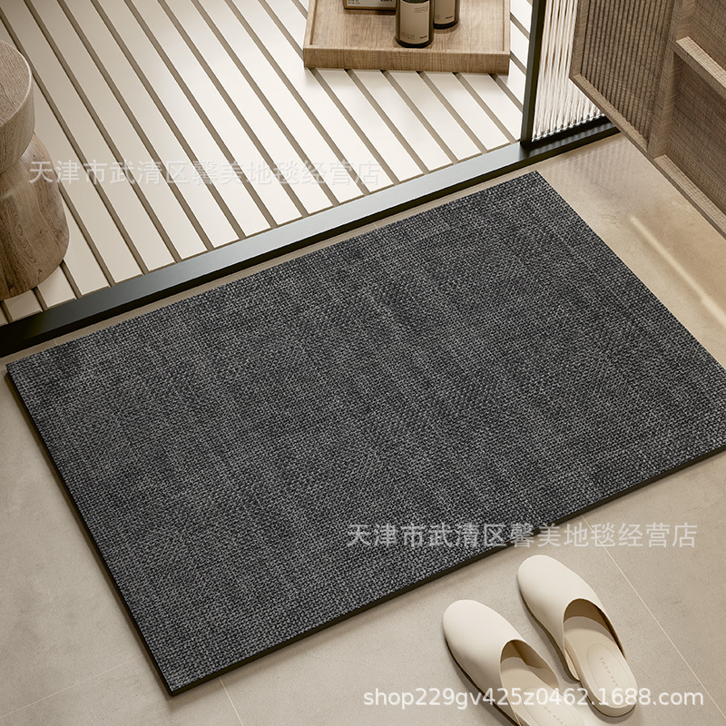 珪藻土フロアマット、シンプルなスタイル、耐摩耗性、お手入れ簡単、家庭用トイレと浴室のフロアマット、吸水性、滑り止め、メーカーから直接供給|undefined