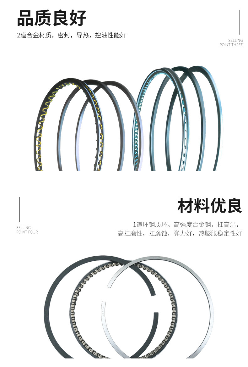 Vk56Vd Automotive Piston Ring 12033-1Mc0B,12033-Ez30C/Ez30D