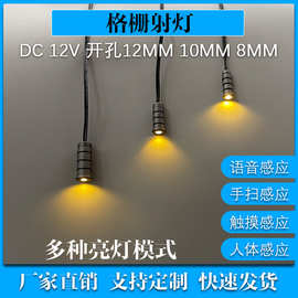 低压家装星空顶格栅灯12V小射灯开孔10MM8MM0.5瓦小筒射灯