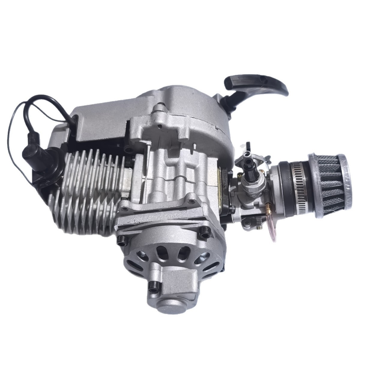 Mini Motorcycle Atv Four-Wheel Beach Accessories 49Cc Hand Start Engine Gasoline Engine Silver T8F with Cover