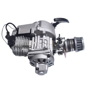 Mini Motosiklet ATV 49CC Benzin Mühərriki Gümüş T8F Qapaqlı