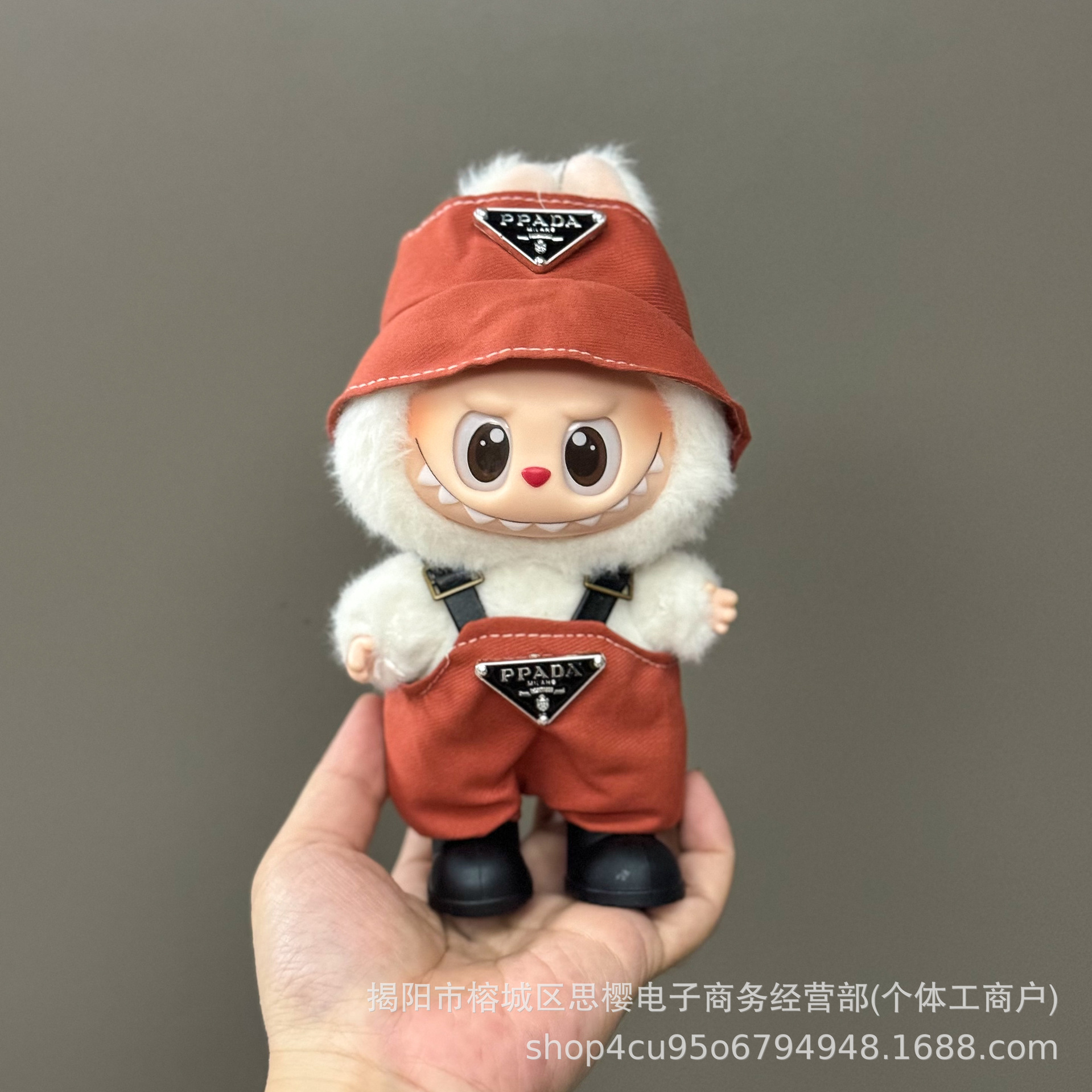 Ropa exclusiva para muñeco Labubu – prendas de peluche 17 cm, falda y traje para primera y segunda generación