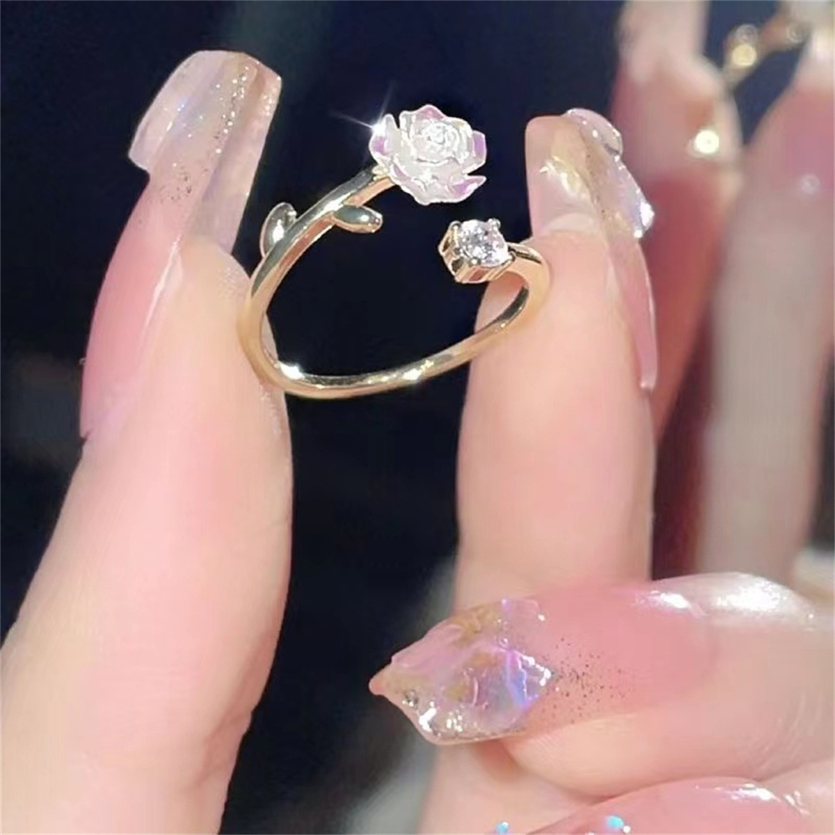  Anillo de liquidación de agosto - Diseño de nicho minimalista con graffiti y borde ondulado, elegante y exquisito, perro Pachia image 7