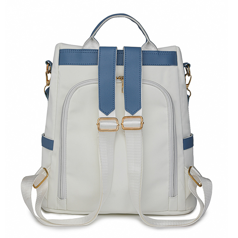 Mochila antirrobo para mujer 2024 nueva moda de cuero suave de doble uso mochila de viaje de gran capacidad mochila de viaje ligera