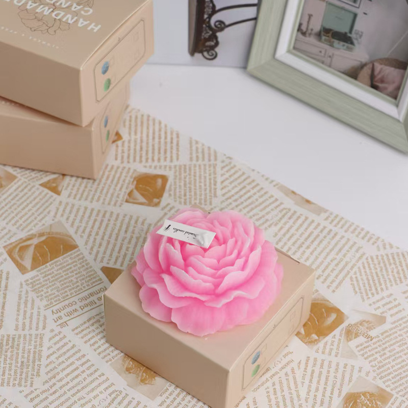 牡丹の花の香りのキャンドル無煙クリエイティブボックス手作り牡丹の香りの装飾品バラ教師の日中国のバレンタインデーのギフト|undefined