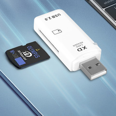 USB2.0讀卡器小清新簡約風大容量讀取手機內存卡 高速XD讀卡器