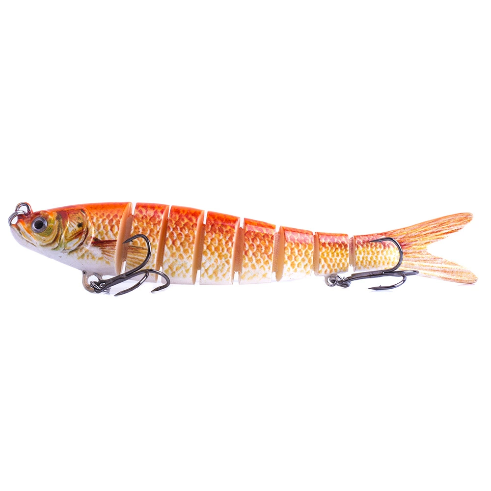 Многоштоковая рыбалка swimbait приманка 14 см 26 г, 8-сегментная тонущая имитация леща