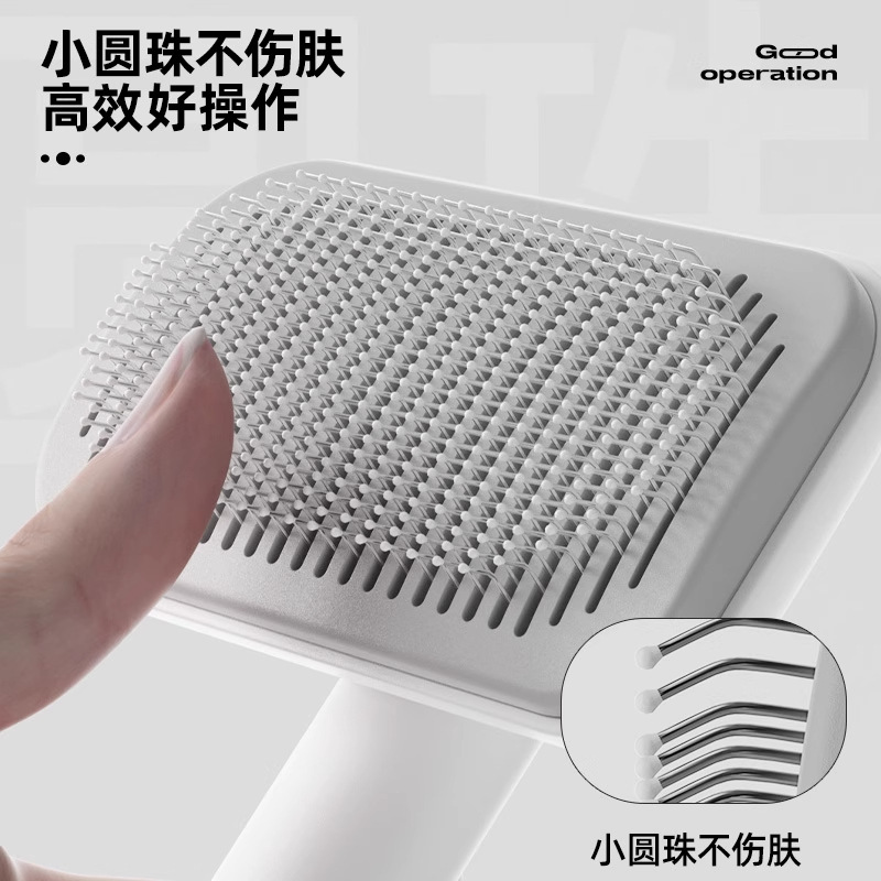 Peine para gatos Peine para mascotas Peine para pelaje grande Peine de aguja para perros Peine para gatos con cerdas flotantes Peine para perros Peine para gatos