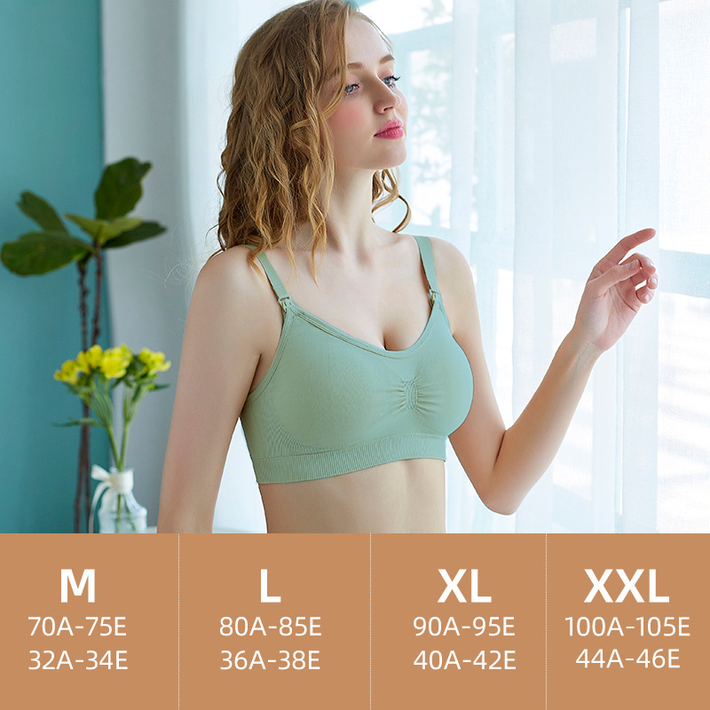 2025授乳下着前ボタンブラジャー快適レディース妊婦下着スチールリングなし授乳下着卸売|undefined