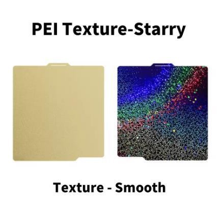 Accesorios de impresión 3D de placa PEI P1S impresora A13D de alta temperatura X1C placa de acero de resorte resistente a la absorción magnética de bambú