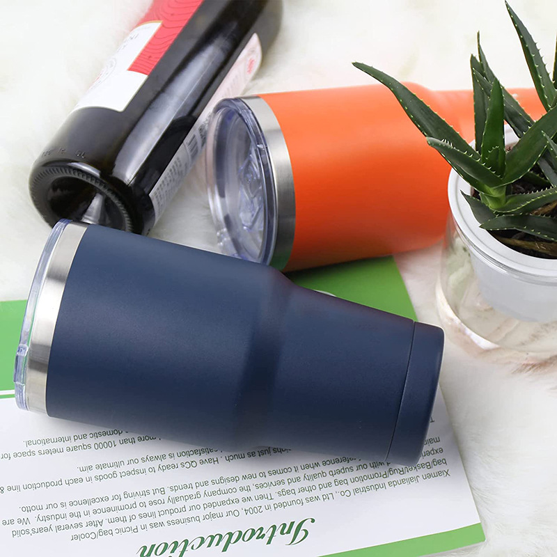 Comercio exterior 30oz taza de helado coche de gran capacidad de la taza de vacío de doble capa de vacío cerveza café bebida fría taza al por mayor