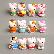 迷你版小号 KT猫 hellokitty 美乐蒂 手办摆件 挂件公仔