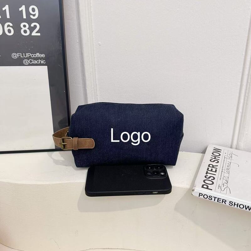 2025 New Autumn and Winter Fashion Satchel Cosmetic Bag Denim Small Bag 2025 New Autumn and Winter Fashion Satchel Cosmetic Bag Denim Small Bag