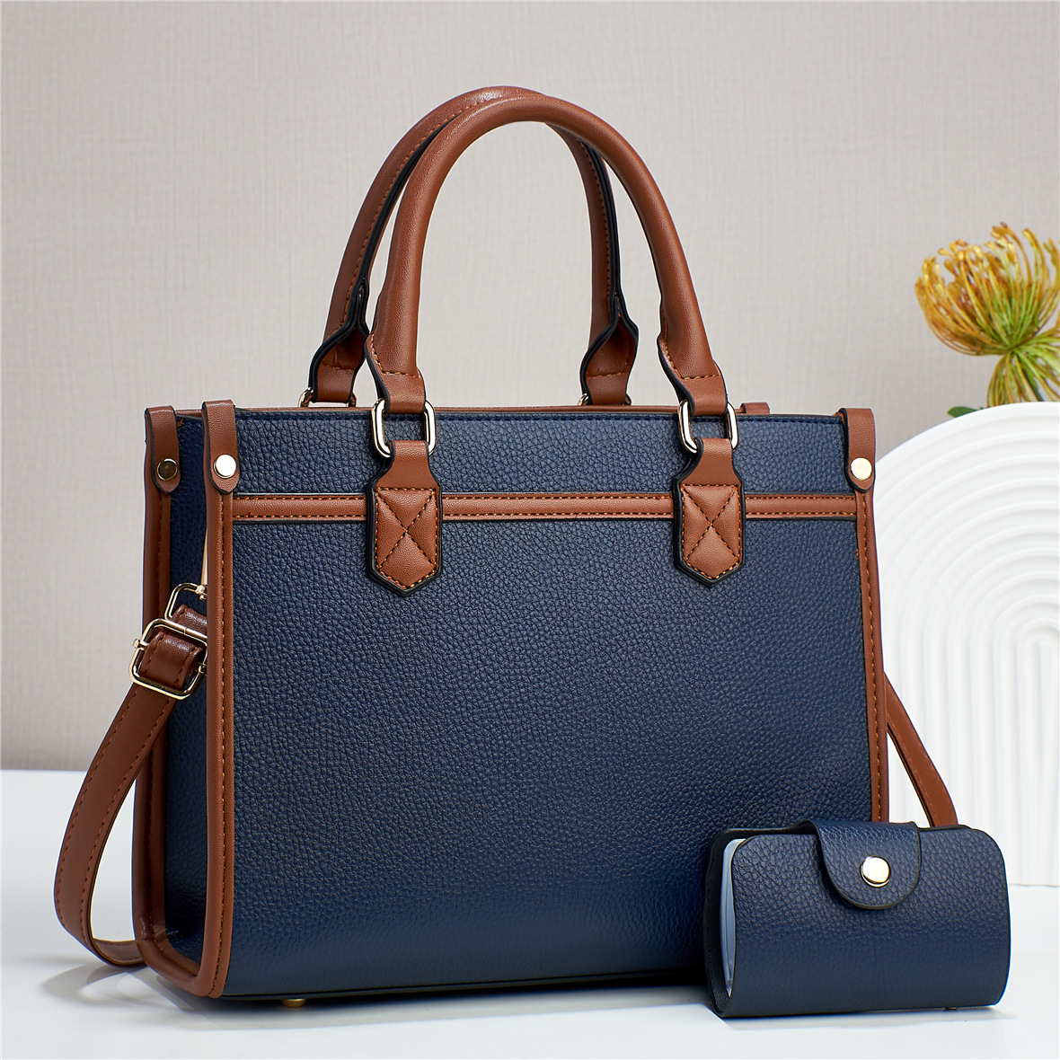 Fábrica elegante mamá bolso de las mujeres moda de moda nuevo estilo de venta directa hombro bolsa de mensajero bolso nueva textura