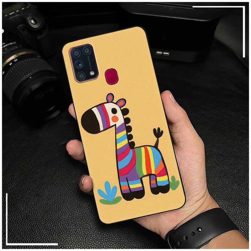 Suitable for Samsung Mobile Phone Cases, Digital Quirky Simple Q-Cute Cartoon Couple Silicone Personalized Creative Soft Case Cp