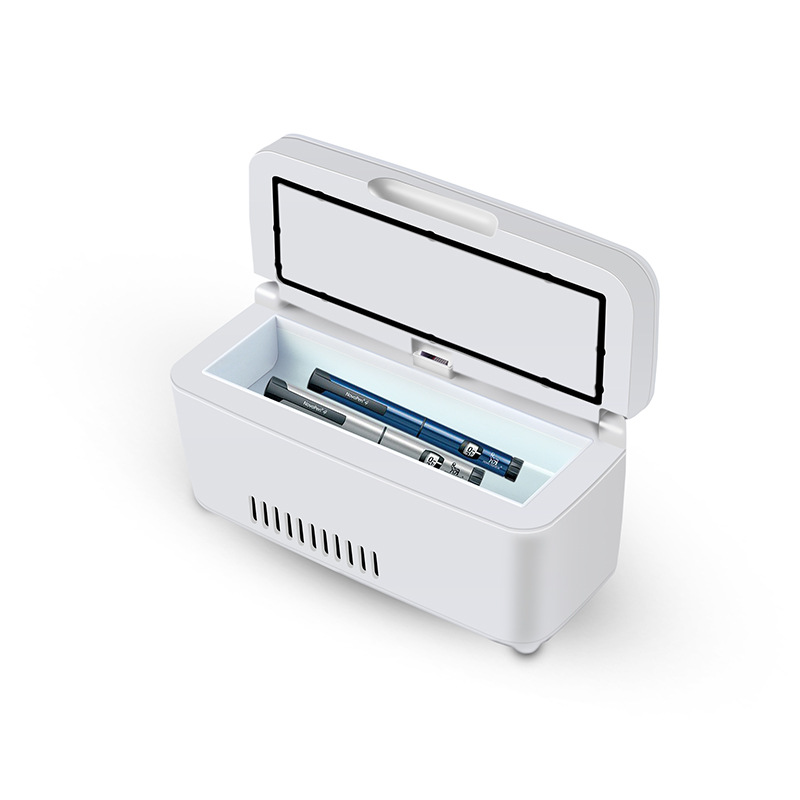 Caja de refrigeración a temperatura constante especial para insulina doméstica y automóvil con 6 paquetes de caja de refrigeración de insulina