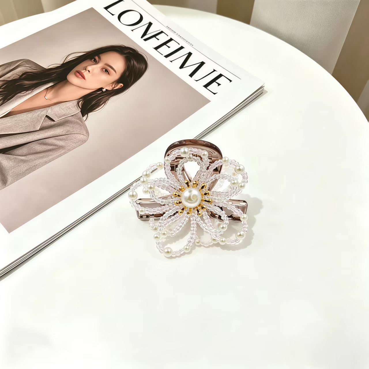 92#【쌀】구슬【4.5cm】