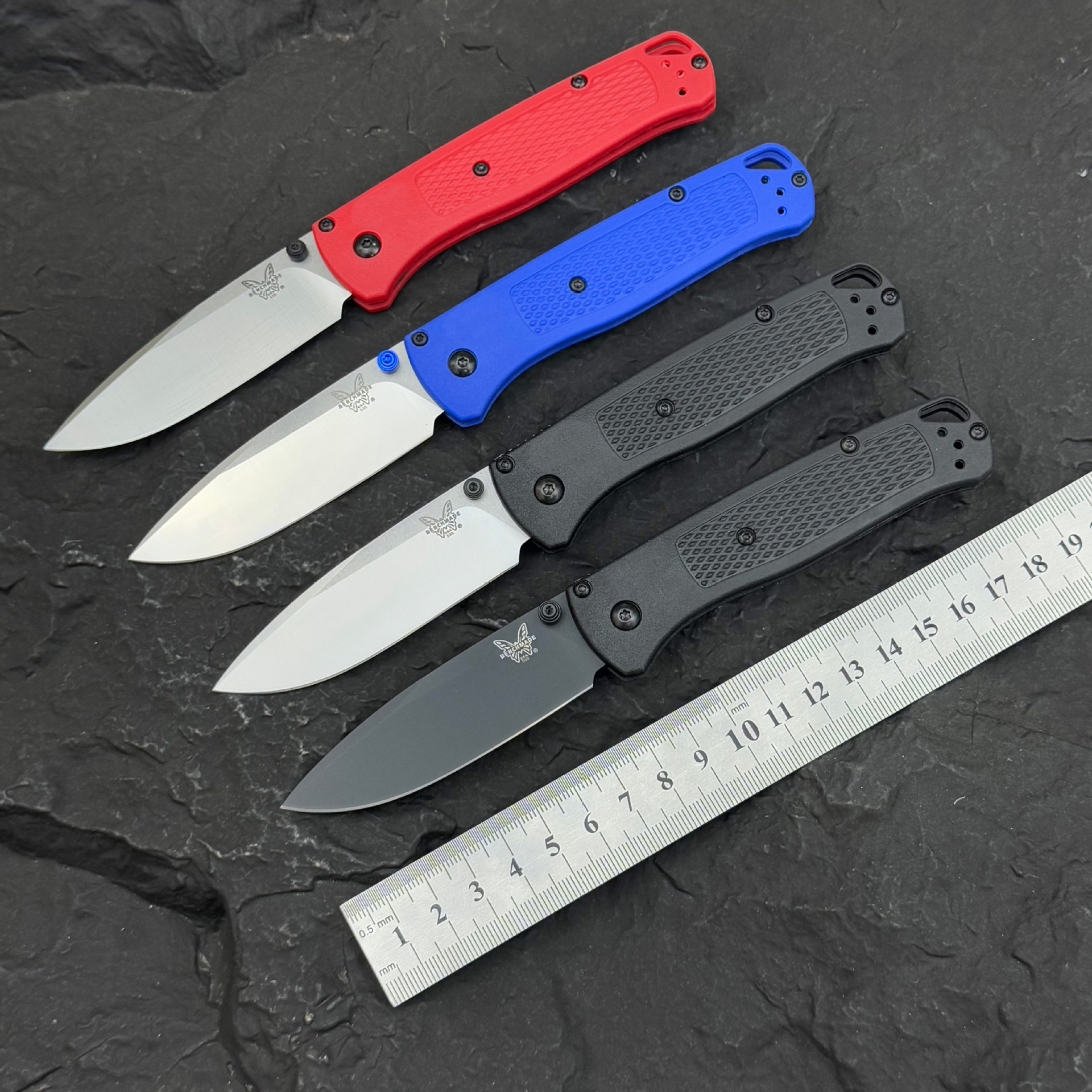 蝴蝶535尼龙玻纤手柄版户外折刀随身便携露营野营应急EDC水果刀具