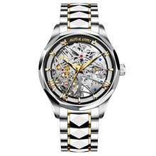 男士手表纯机械 镂空防水男手表全自动 瑞士新款商务钨钢机械手表