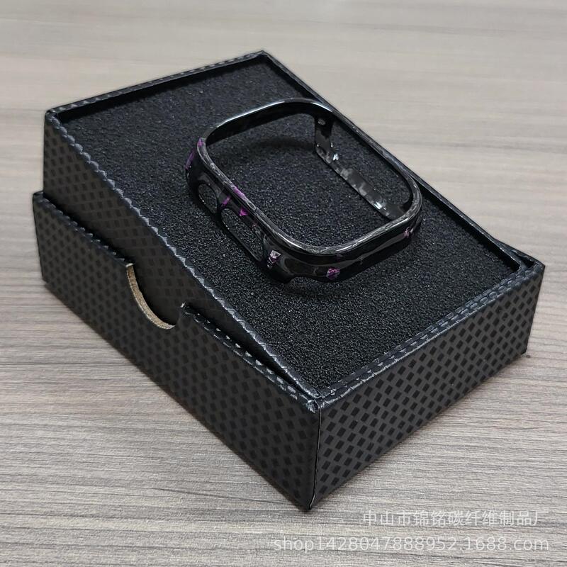 Suitable for iWatch Apple Watch Protective Cover Ultra-Thin Carbon Fiber 45/46/49mm Watch Case