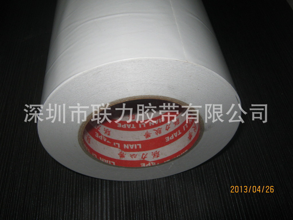 联力厂家批发水胶 水性双面胶纸 冲压水胶 高温双面胶纸 406MM*50