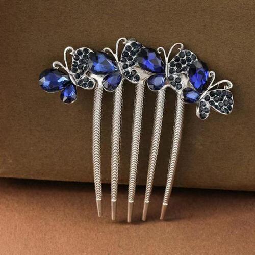 Alloy Diamond Insert Hair Comb Korean Style New Hair Accessory Five Tooth Comb Versatile Plate Hair Clip Ponytail Plate Hair Fork Wholesale